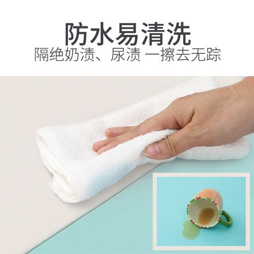 CARAZ宝宝爬爬行垫xpe加厚4cm家用客厅婴儿童可折叠游戏垫pu无缝 - 图2