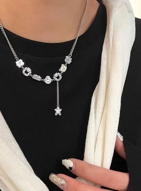 阳光的味道925银圣诞姜饼人项链