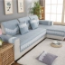 Mùa hè đệm sofa bốn mùa phổ biến chống trượt vải Bắc Âu đơn giản hiện đại bìa L đệm 1 + 2 + 3 phù hợp với mùa hè - Ghế đệm / đệm Sofa Ghế đệm / đệm Sofa