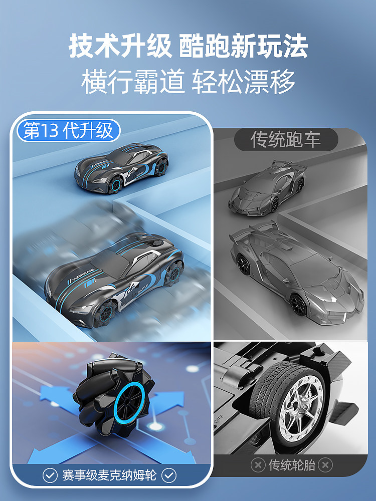 瑞可男孩四驱智能跑车遥控车玩具 智宸祺玩具电动/遥控车