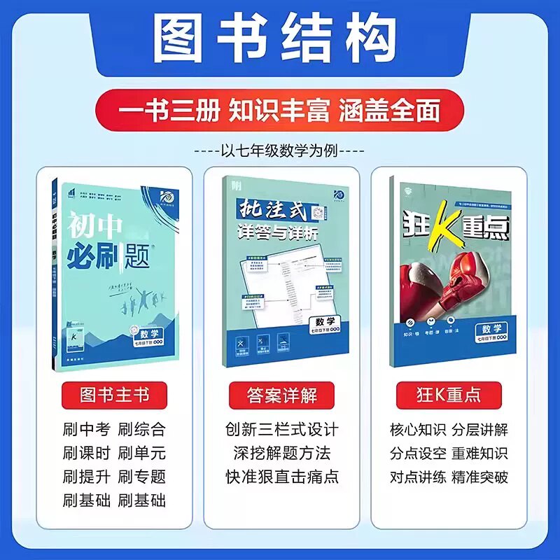 2026春初中必刷题七年级八年级九年级上下册数学语文英语物理政治化学历史人教版苏教版教材同步提优练习含答案初中必刷题七年级下