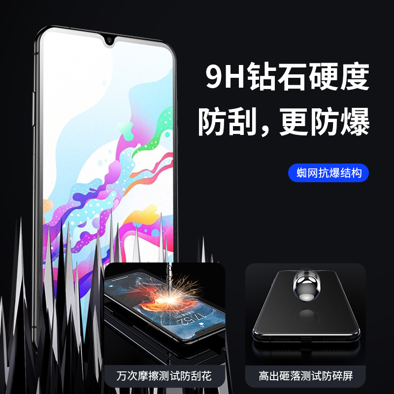 v适用ivoz5x钢化膜z5x手机磨砂膜3x抗蓝光z3全屏覆盖z1i青春3i版5i高清vivo防z指纹vivizG游戏voviz标准viov-图1