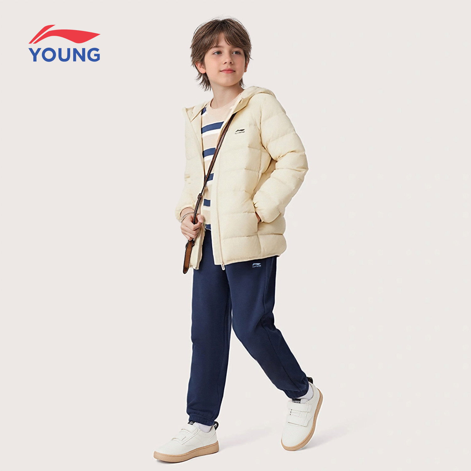 李宁儿童运动裤男女同款加绒2026年秋冬新款保暖御寒亲肤舒适卫裤,淘宝优惠券,粉丝福利购,淘宝优惠卷