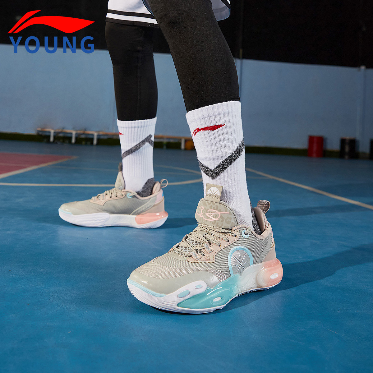 李宁男童全城12篮球鞋中大童减震秋季新款专业训练运动鞋YKBU032,淘宝优惠券,粉丝福利购,淘宝优惠卷