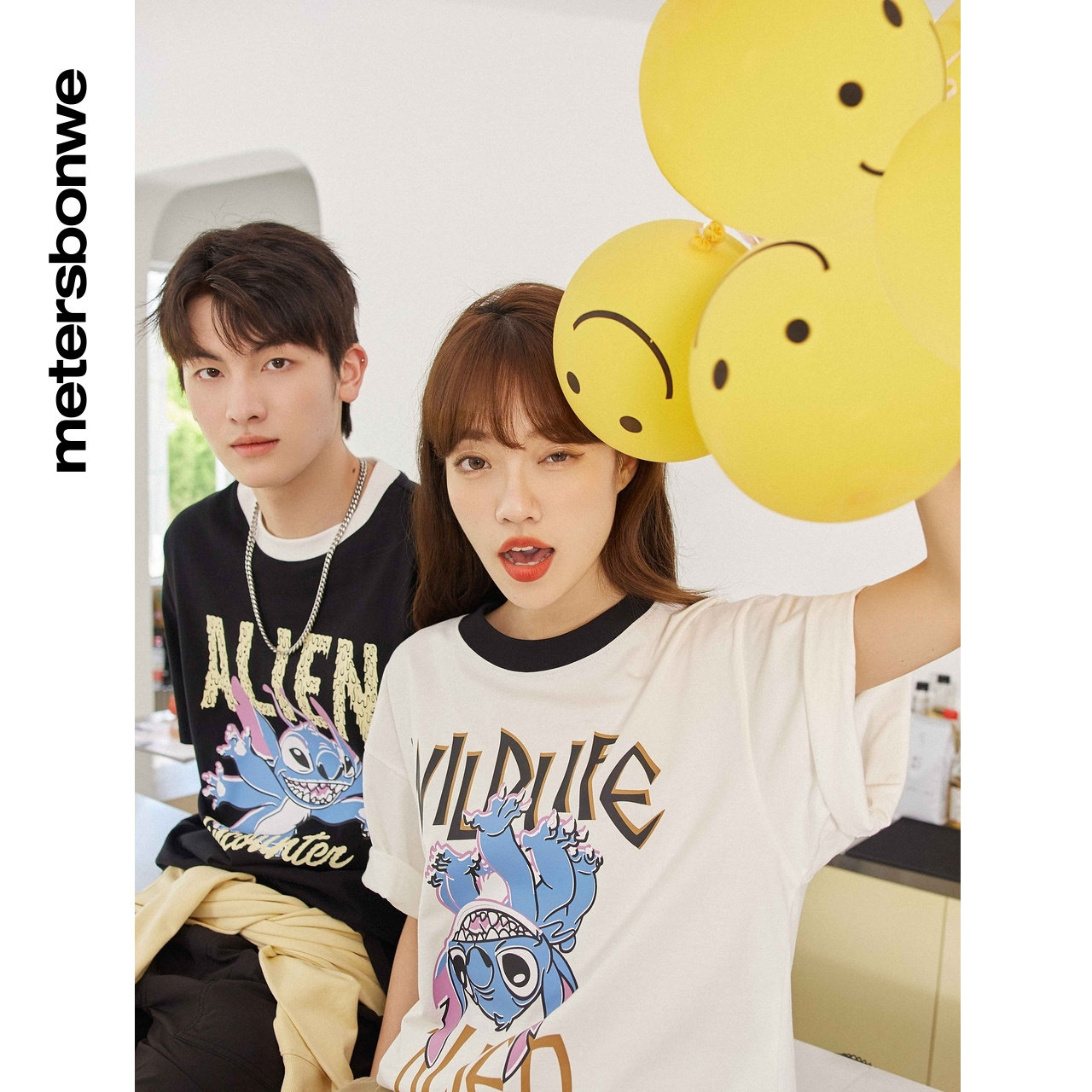 美特斯邦威短袖男2022新款联名t恤 metersbonwe霓尚T恤