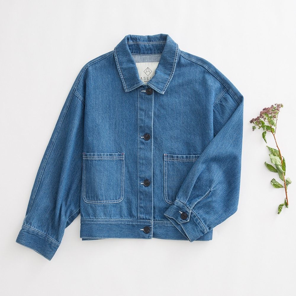 美特斯邦威文艺简约洗水短款夹克 metersbonwe霓尚短外套