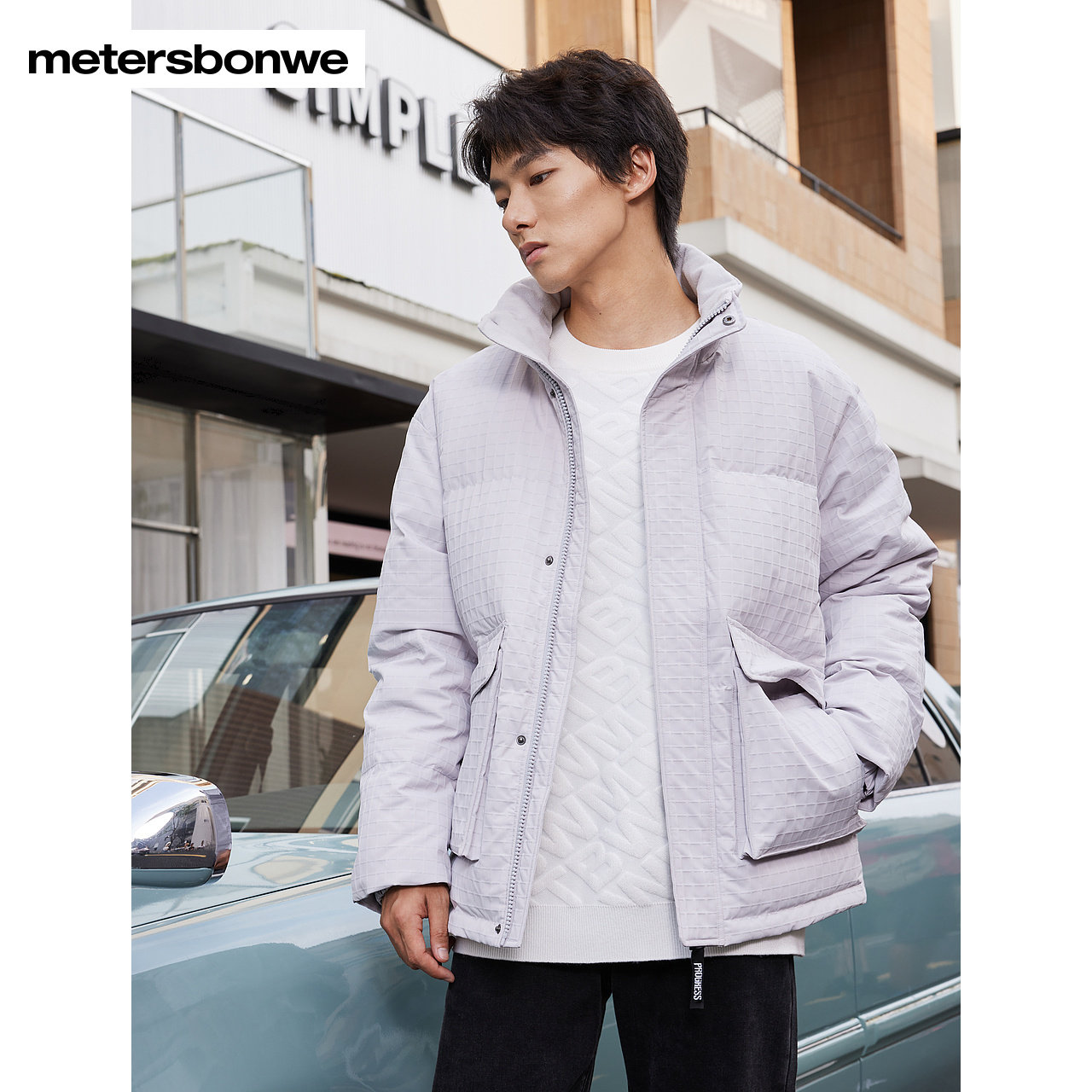 metersbonwe霓尚羽绒服
