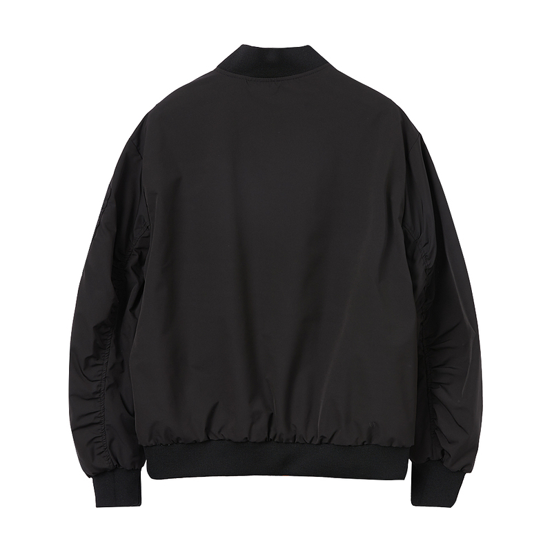 美特斯邦威正反两穿虎纹印花棒球夹克男春季新款情侣款外套男