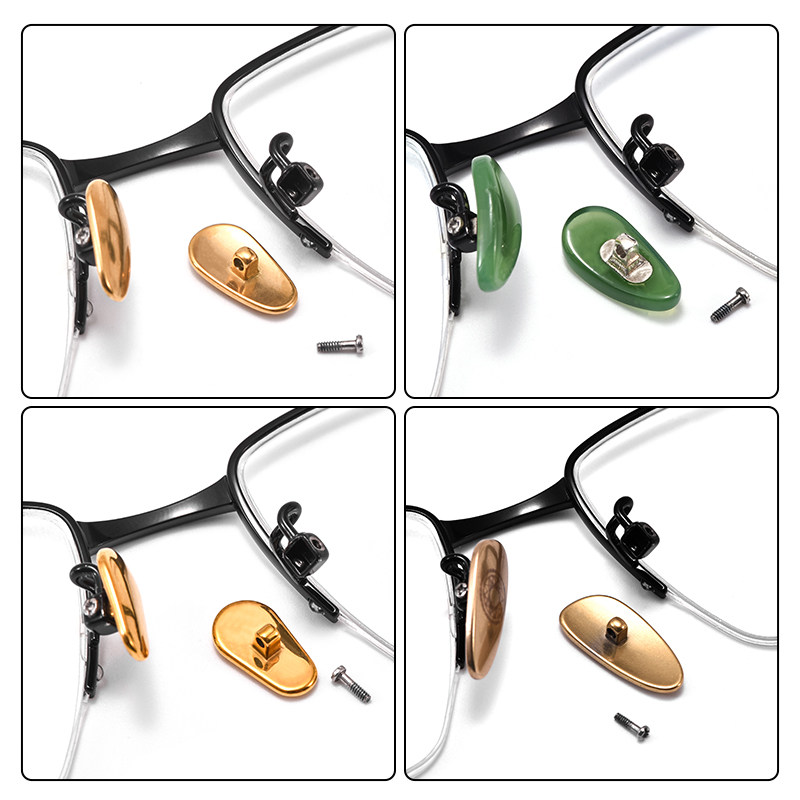 晰雅钛制眼镜鼻托陶瓷防滑防脱落防掉鼻垫鼻梁拖贴支架眼睛框配件,淘宝优惠券,粉丝福利购,淘宝优惠卷