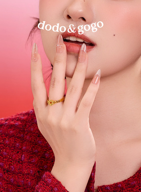 DODOGOGO马年本命年开口戒指