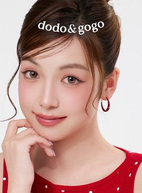 DODOGOGO新年百搭波点圈耳环