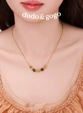 DODOGOGO美拉德虎眼石项链女款