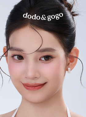 DODOGOGO轻奢几何方形耳环女款