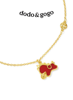 DODOGOGO马上有钱红色毛衣链
