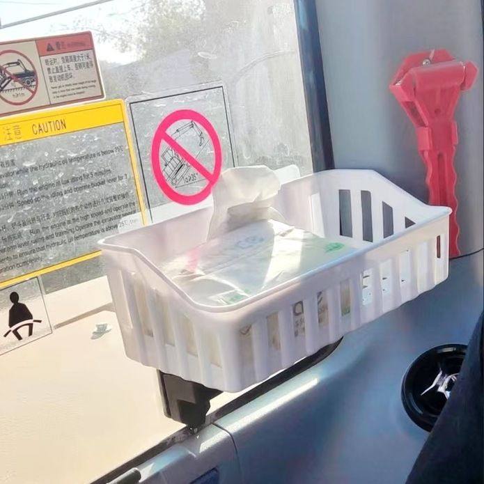 装载机收纳筐挖机储物盒铲车叉车置物篮钩机推车挂篮货车驾驶室盒,淘宝优惠券,粉丝福利购,淘宝优惠卷