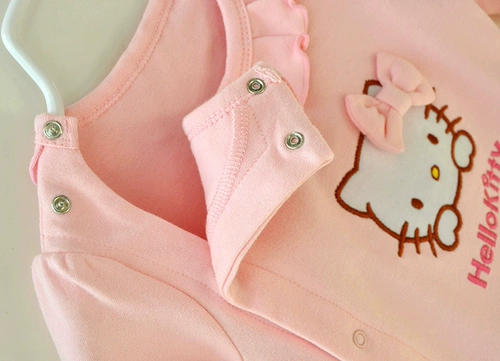 Hello Kitty, детское хлопковое боди для новорожденных для девочек, лонгслив, наряд маленькой принцессы, подходит для весны и осени