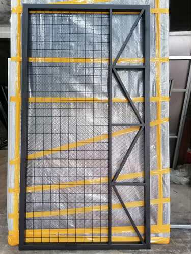 铁艺屏风办公室客厅餐厅卡座展示架镂空玄关工业风铁网装饰隔断墙 - 图2