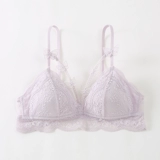 6ixty8ight 68 столешница Новая сладкая светлая пурпурная кружевная бабочка Ультра -тщательная купольная стальная бюстгальтеры без кольца BR14056