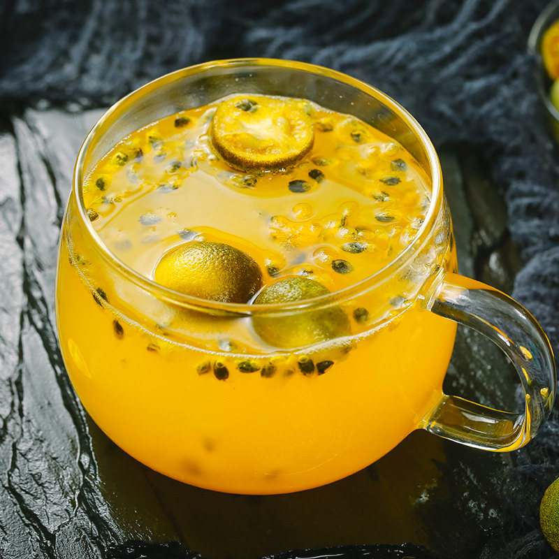 金桔柠檬百香果果茶花泡水喝的茶包 猫小乐花果果粒茶