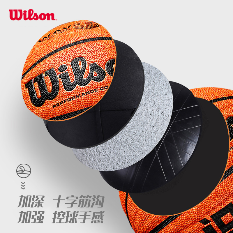 Wilson威尔胜篮球官方正品7号识货比赛专用室外耐磨外场男生礼物 - 图2