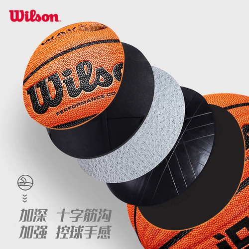 Wilson Wilsheng Basketball Office Office Antuine № 7 Столичная конкурс Специальная одежда на открытом воздухе -устойчивые к открытому полевым подаркам для мальчиков