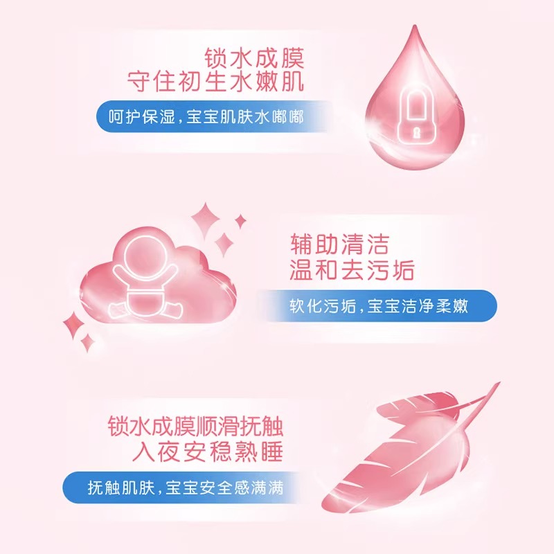 强生婴儿润肤油新生儿抚触油宝宝去头垢护肤按摩油婴儿油200ml