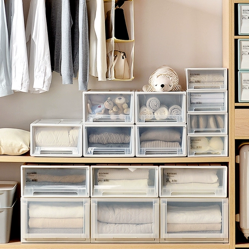 Система хранения, прозрачный ящик для хранения, детская коробка для хранения, 3 шт