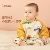 Детский фартук, водонепроницаемые детские штаны для ползания, нагрудник для еды, анти-грязь