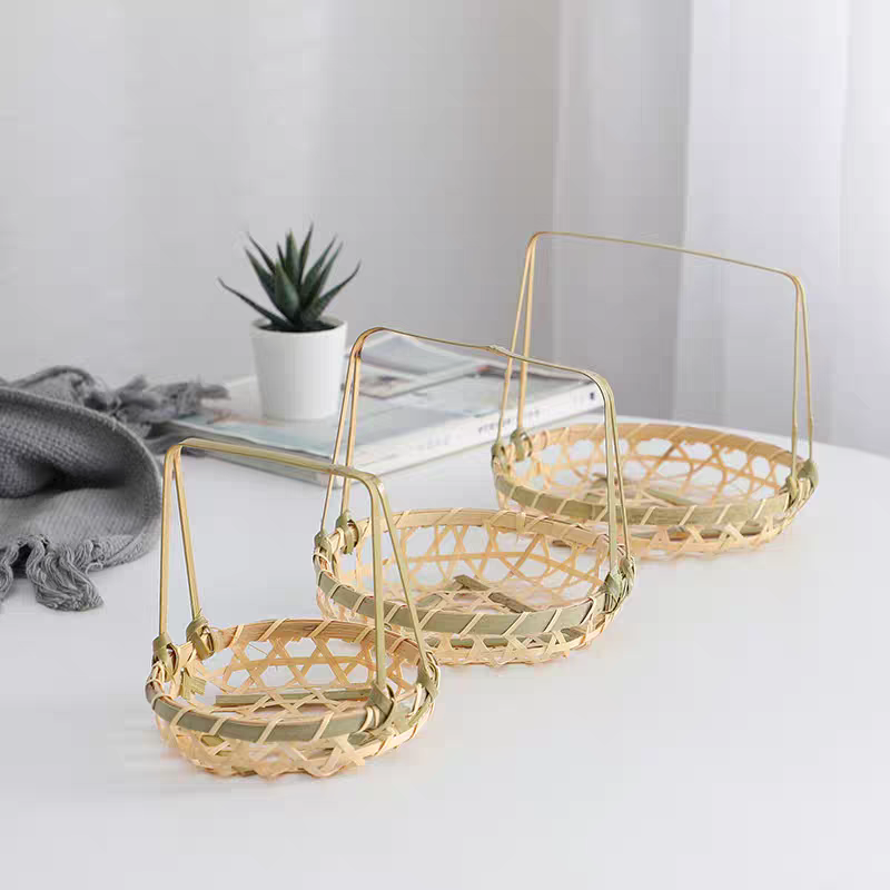 网红茉莉奶豆腐手提小竹篮手托垫纸奶冻樱花豆花烧烤火锅店小吃篮,淘宝优惠券,粉丝福利购,淘宝优惠卷