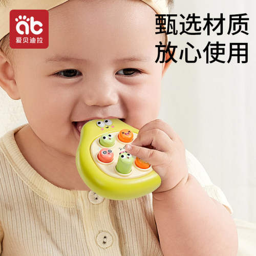 掌上打地鼠按按乐儿童早教益智0一1岁宝宝手指按压6个月8婴儿玩具 - 图3