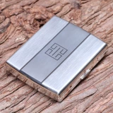 Kuboy Rubao 20, наполненная портативной сигаретной коробкой мужская супер -тонкая креативная анти -распределенная металлическая железная сигаретная коробка гравюр