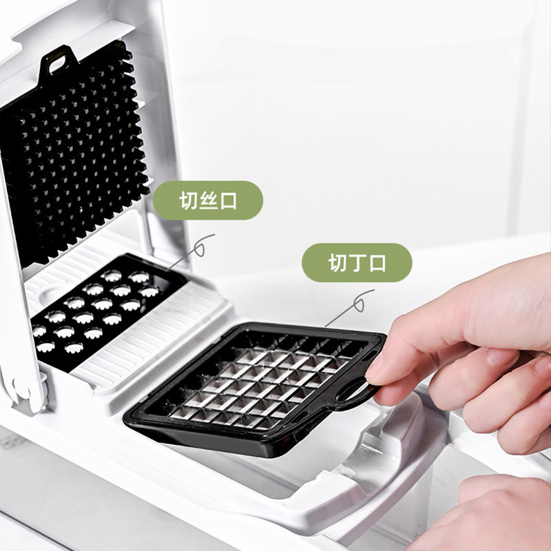 厨房切丁神器切粒切块沙拉切割机家用切菜土豆丝刨丝器擦丝切丝器,淘宝优惠券,粉丝福利购,淘宝优惠卷
