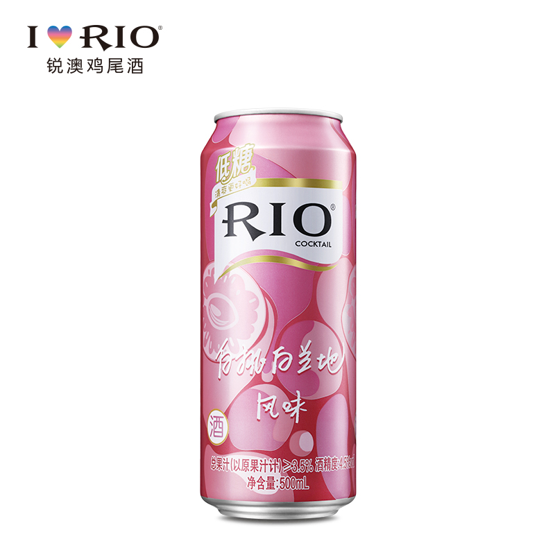 rio锐澳套装洋酒白桃味低糖预调酒 至梵预调鸡尾酒/Alcopop