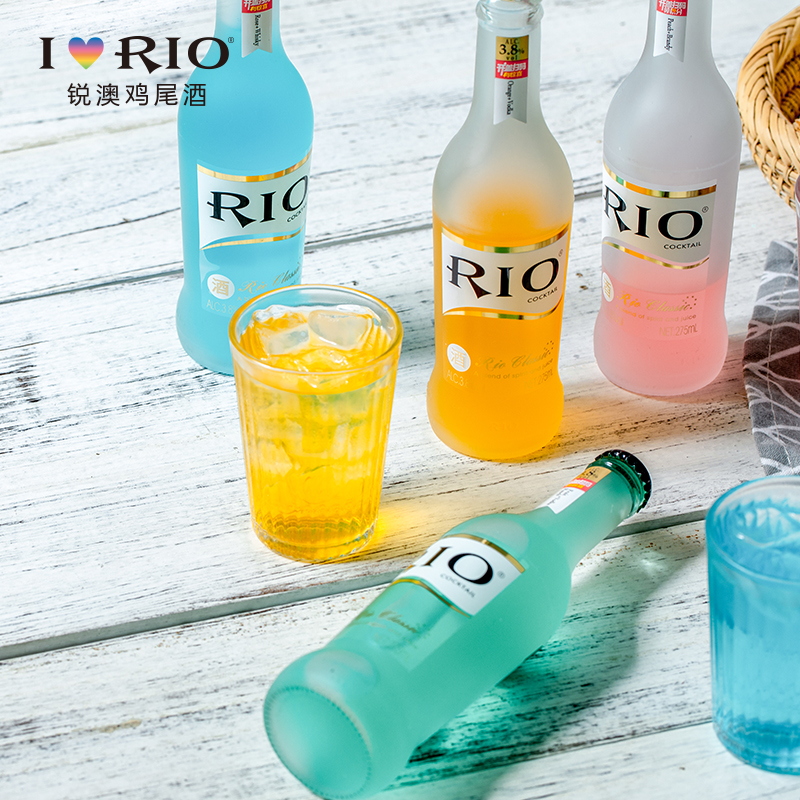 至梵旗舰店RIO锐澳预调鸡尾酒套装新炫彩口味275ml*6瓶果酒洋酒组合新品2