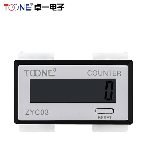 卓一数显电子式累计计数器自带电源电子冲床计数器  ZYC03 - 图1