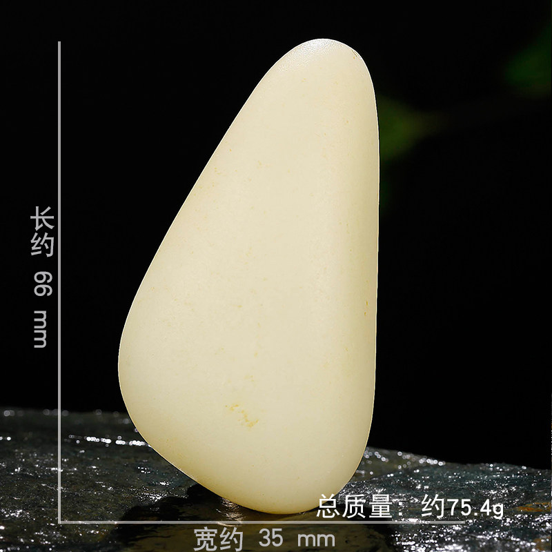 玉说和田玉白玉生肖龙吊坠仿古挂件玉佩玉石玉器项链龙行天下lj