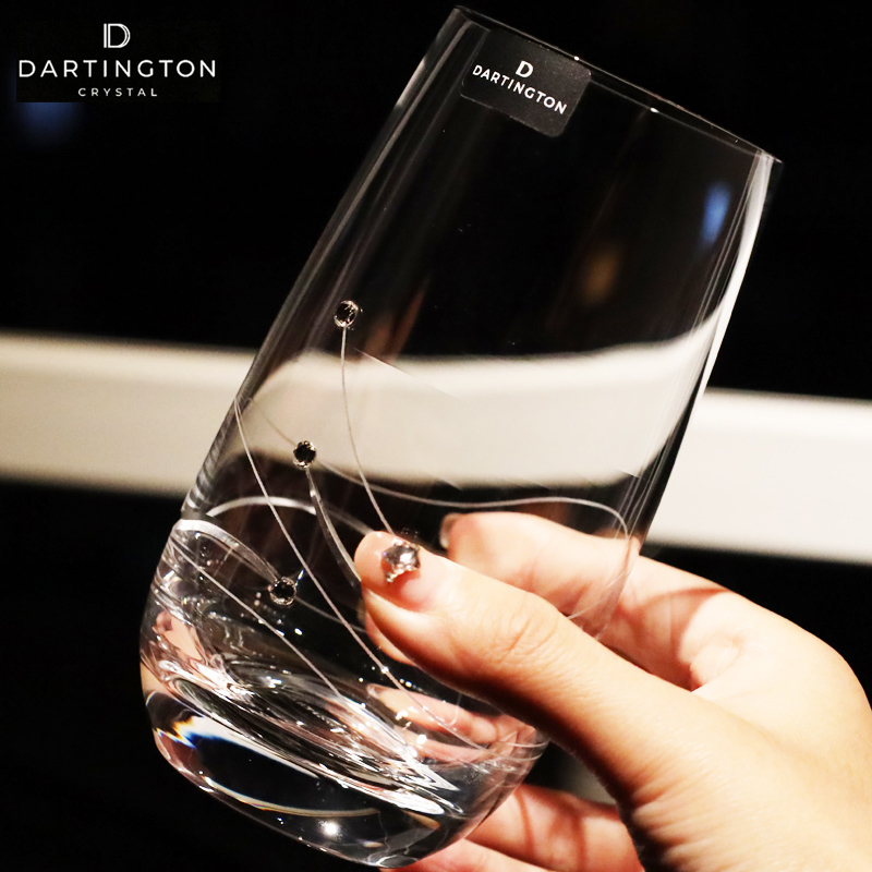 英国进口DARTINGTON水晶玻璃高档轻奢威士忌洋酒杯饮料果汁水杯子 - 图2