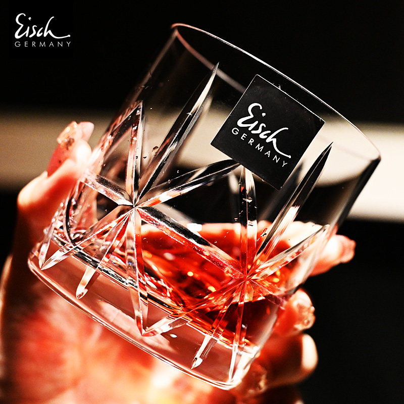 德国Eisch进口水晶玻璃杯轻奢高级感威士忌洋酒杯透明古典水杯子,淘宝优惠券,粉丝福利购,淘宝优惠卷