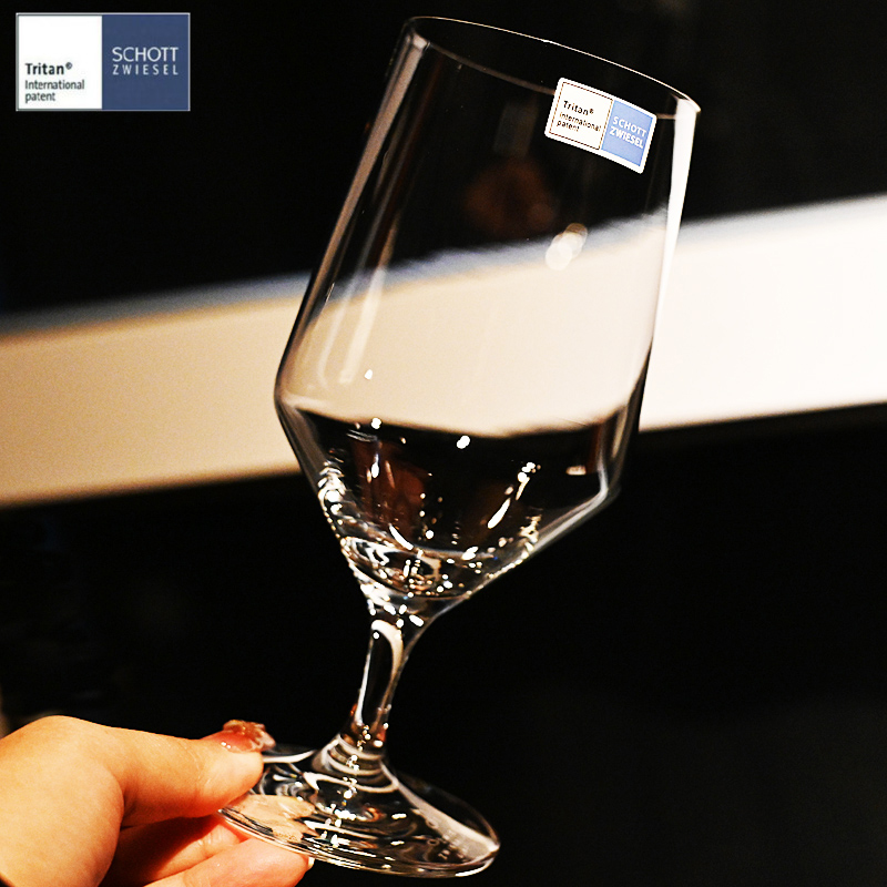 德国SCHOTT进口水晶玻璃小麦精酿黑啤酒杯高脚杯果汁饮料可乐杯子 - 图1