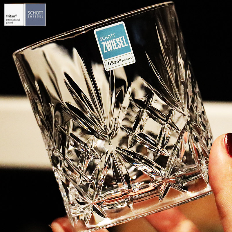德国Schott肖特进口水晶玻璃雕刻XO洋酒威士忌杯绿茶水杯啤酒杯子,淘宝优惠券,粉丝福利购,淘宝优惠卷