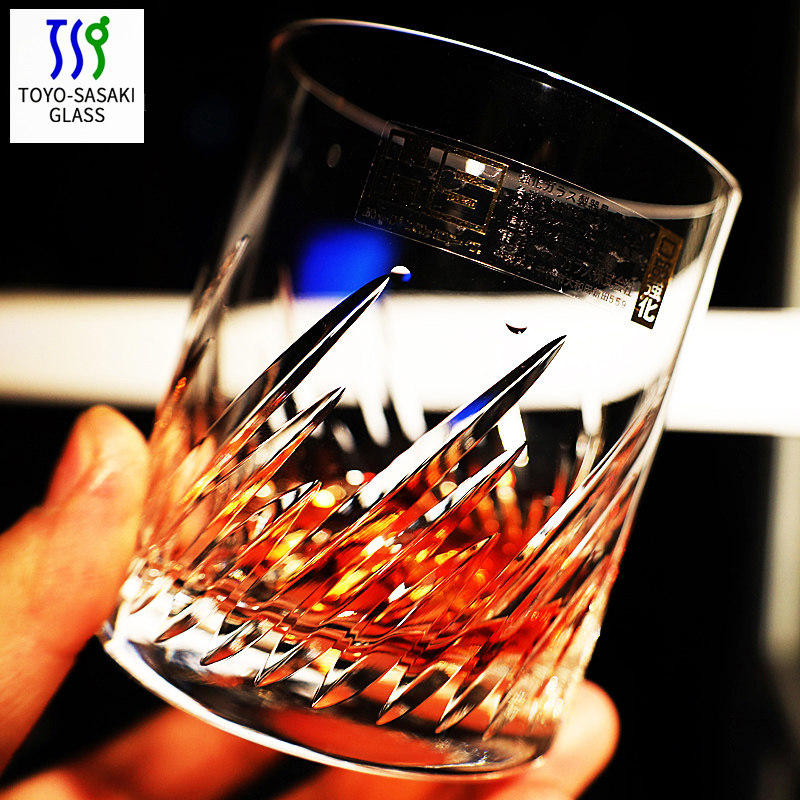 日本进口佐佐木水晶玻璃钢化手工刻花威士忌洋酒清酒果汁水杯子,淘宝优惠券,粉丝福利购,淘宝优惠卷