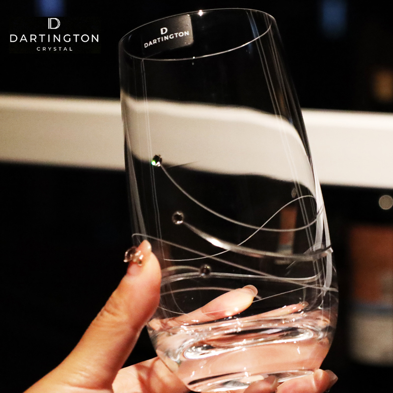英国进口DARTINGTON水晶玻璃高档轻奢威士忌洋酒杯饮料果汁水杯子 - 图1