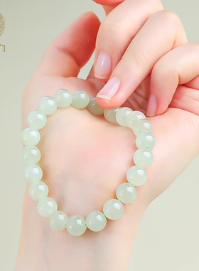 天然玺晶级和田玉手串支持复检