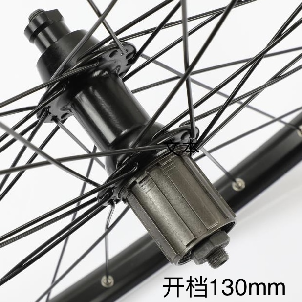 700cV刹C刹公路车轮组，铝合金卡式培林轮组，双层加厚扯边车圈 - 图1