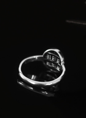 s925纯银复古小算盘戒指精打细算