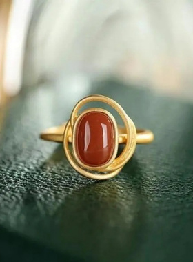 复古时尚高档女士款戒指环925银