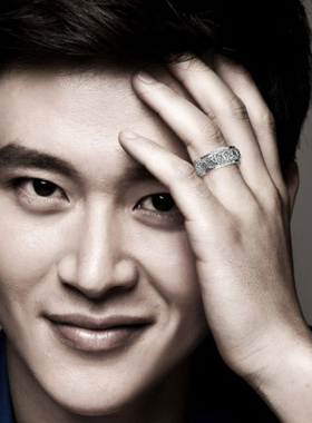 纯银转动六字真言戒指男士复古霸