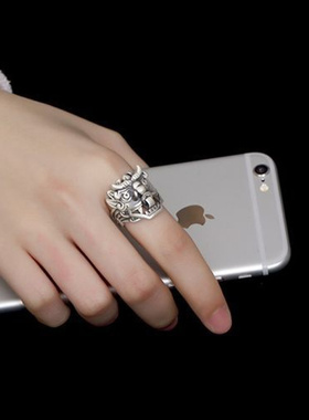 饕餮戒指民族风复古国潮霸气潮个