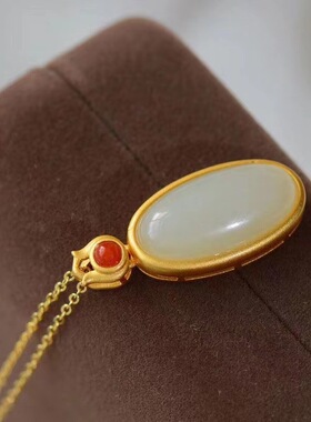 【好运】S925纯银镶嵌天然椭圆白