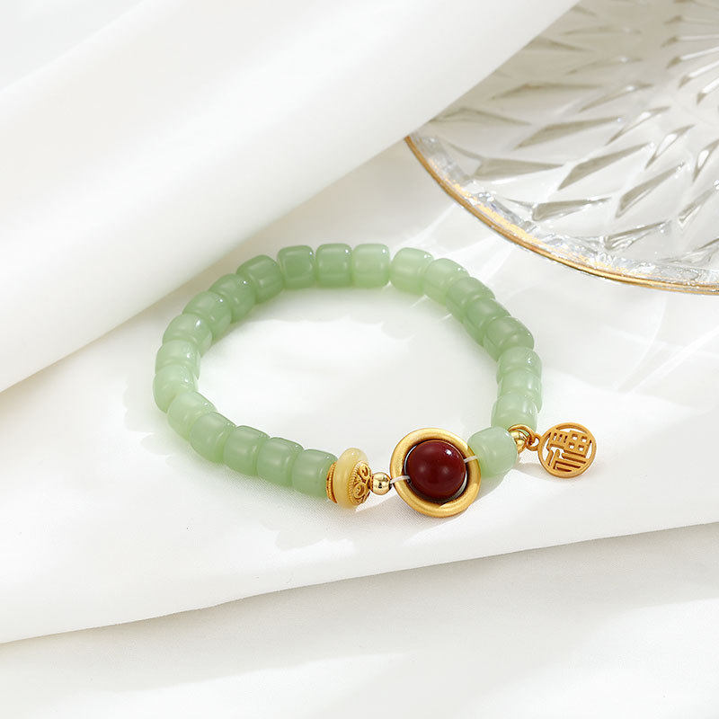 【新年转运】网红爆款金箍相思红豆手链女轻奢高级感天然玛瑙玉髓,淘宝优惠券,粉丝福利购,淘宝优惠卷